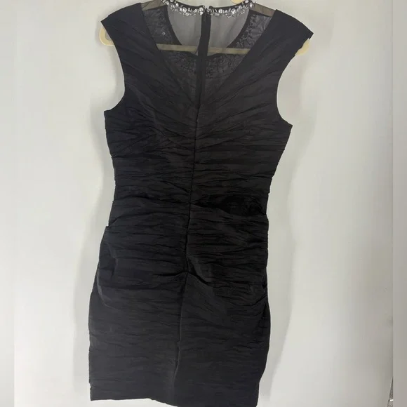 Collections By Lourea Crinkle V Shaped Cocktail Formal Dress- Size 8 - Picture 2 of 6